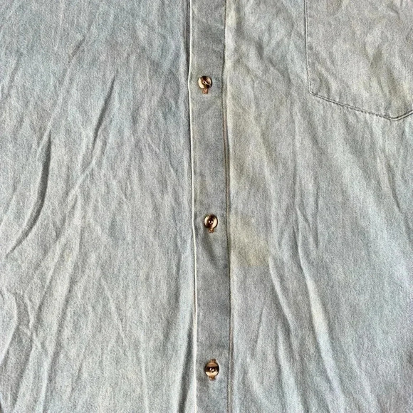 Donald Duck Disney Vintage 90s denim button down shirt - Picture 5 of 11